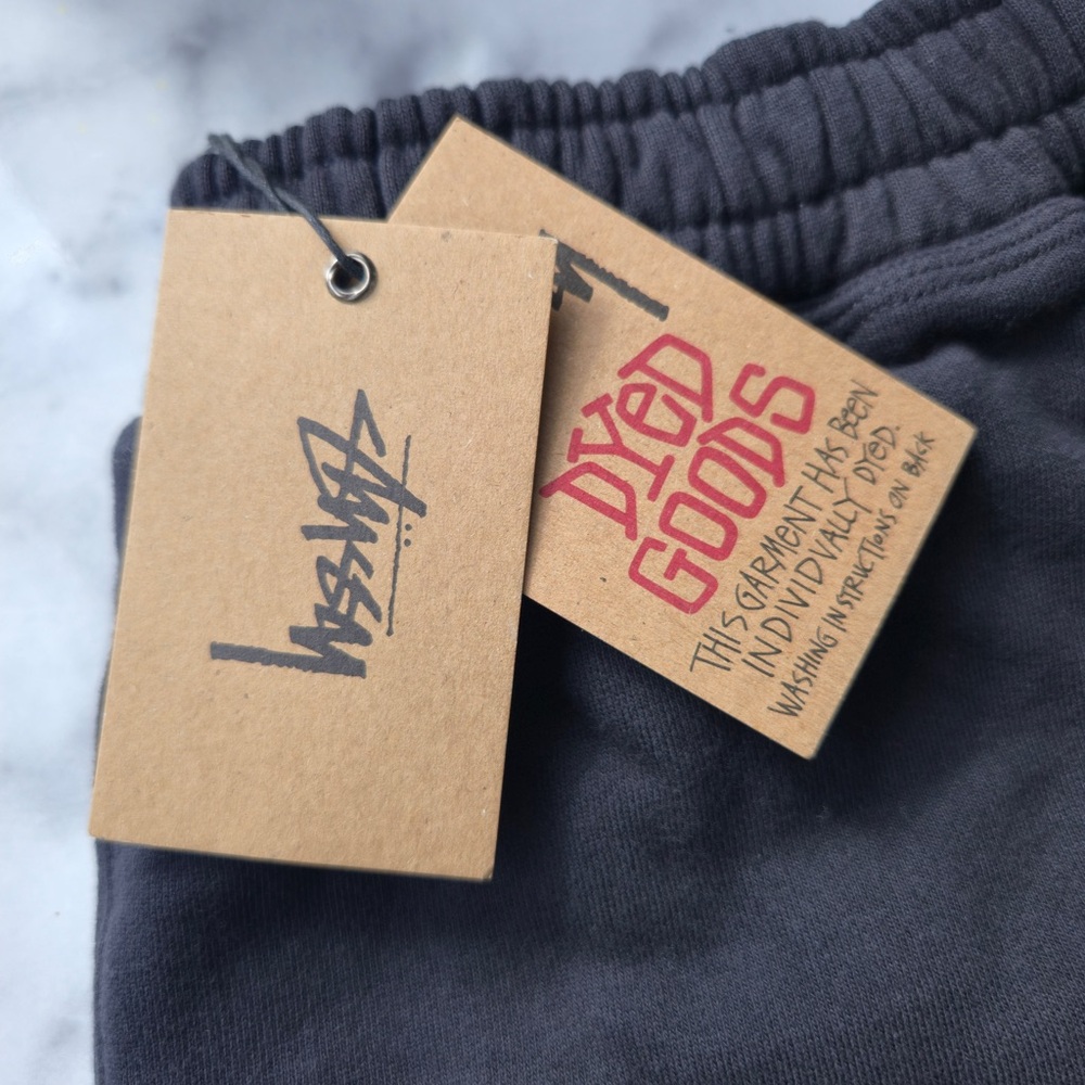 Stussy black sweat shorts - Picture 3 of 5